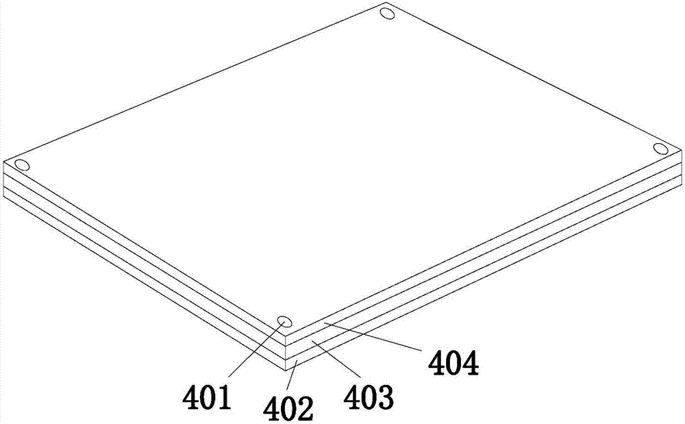 Waterproof mute bamboo glue plate