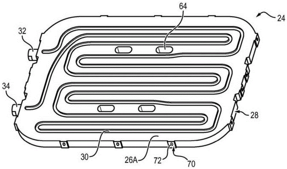 Energy storage module comprising a plurality of energy storage assemblies