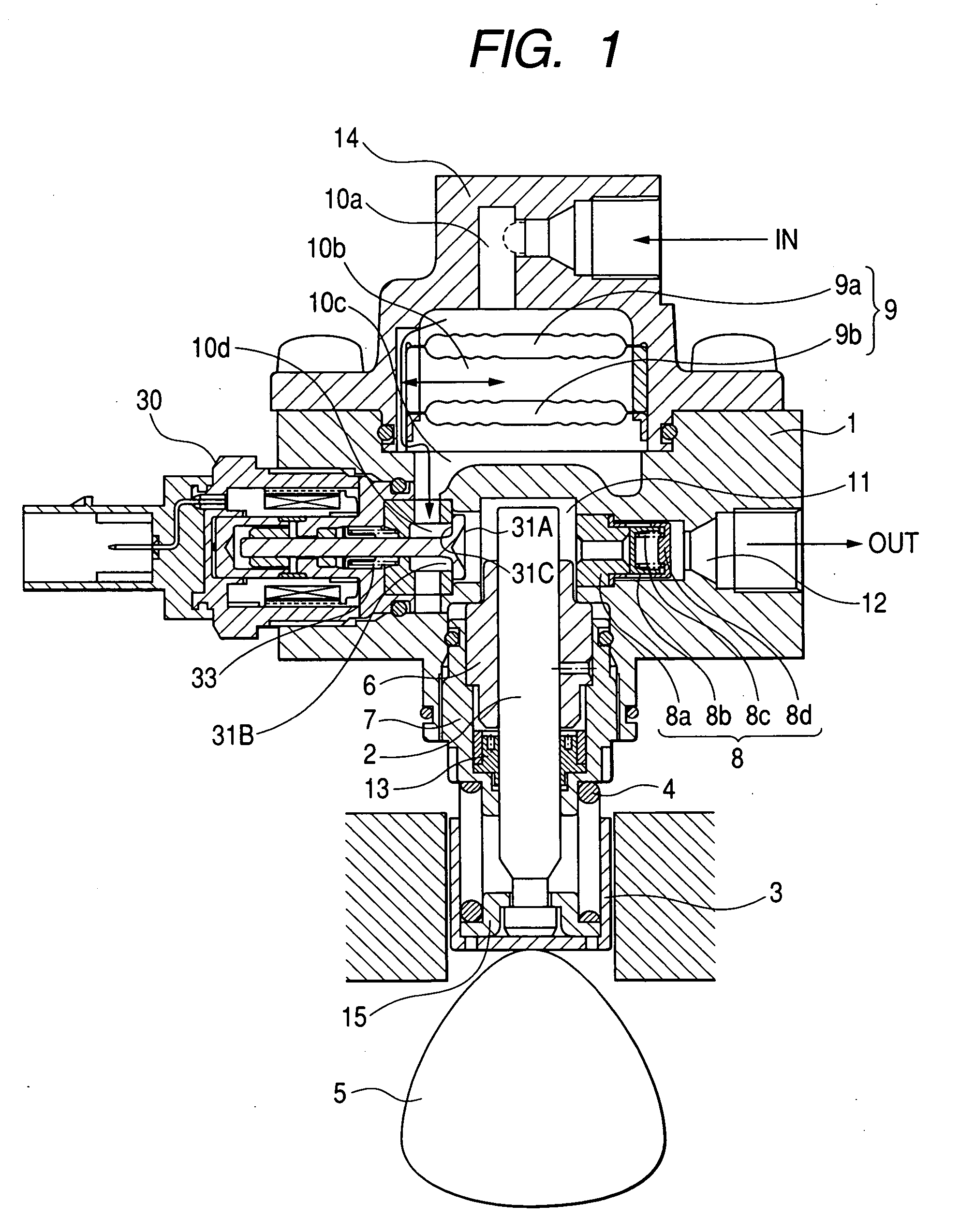 Electromagnetic drive mechanism and a high-pressure fuel supply pump