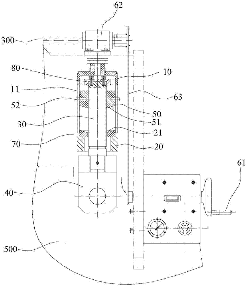 Feed depth adjustment mechanism of bending machine and bending machine