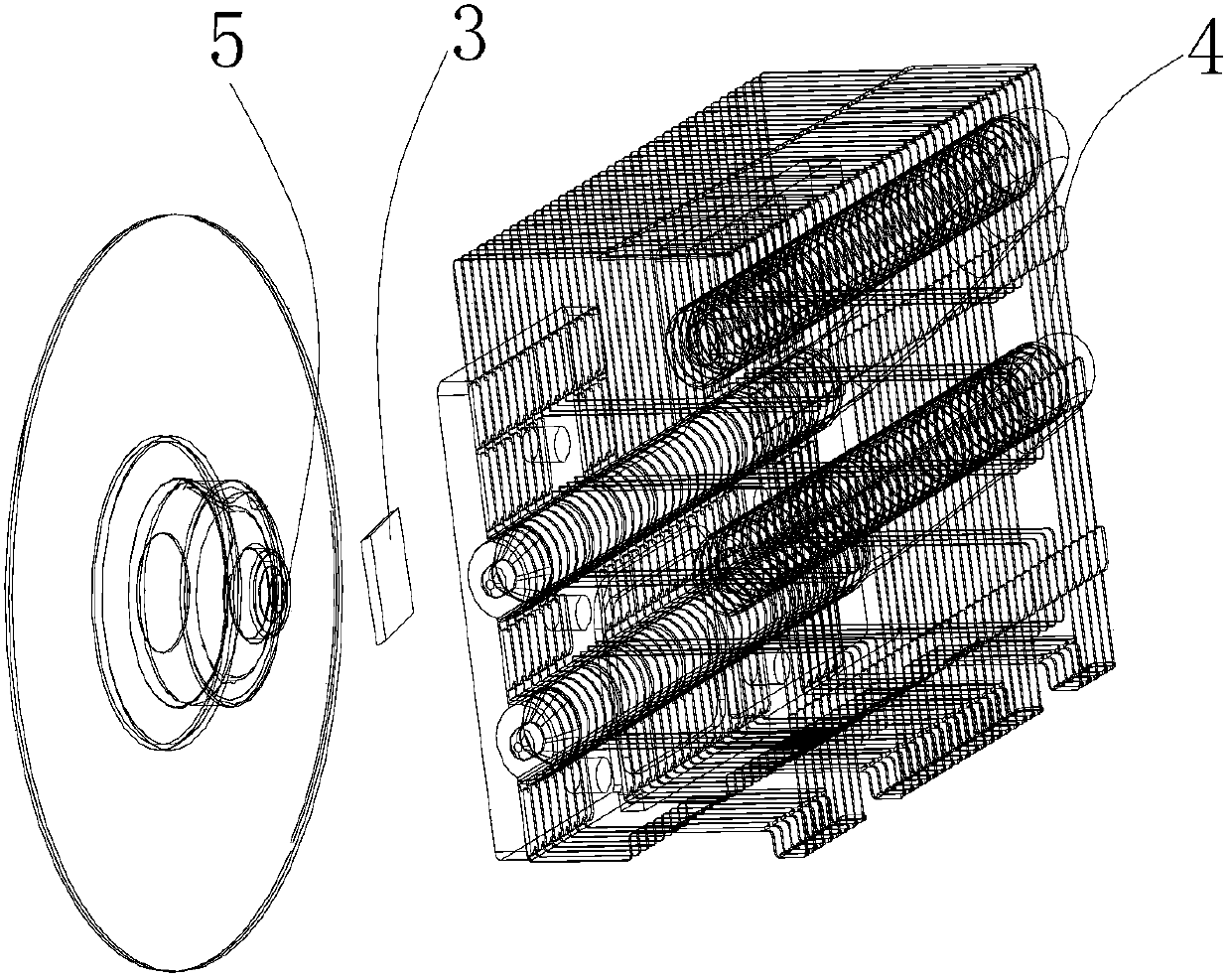 Thermally conductive fluororubber and preparation method thereof, and laser projection equipment