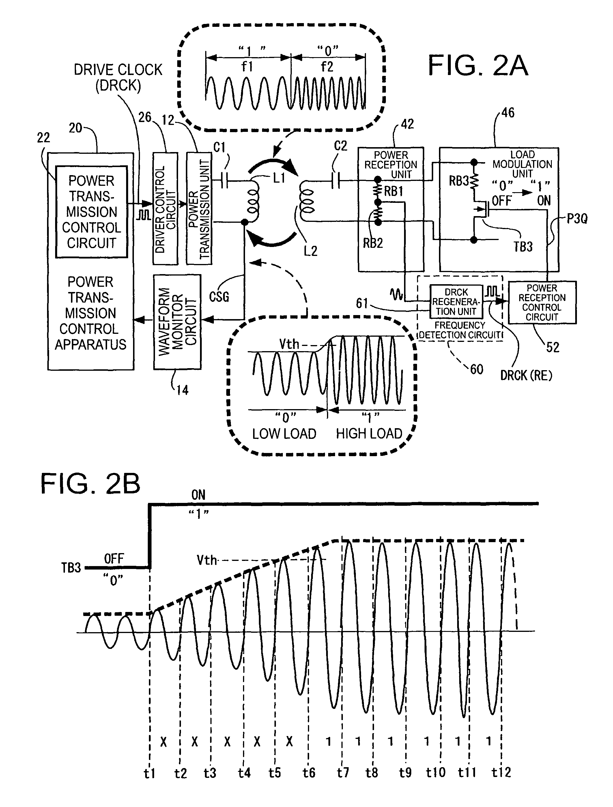 Power transmission control apparatus, power transmission apparatus, contactless power transmission system, and data determination method