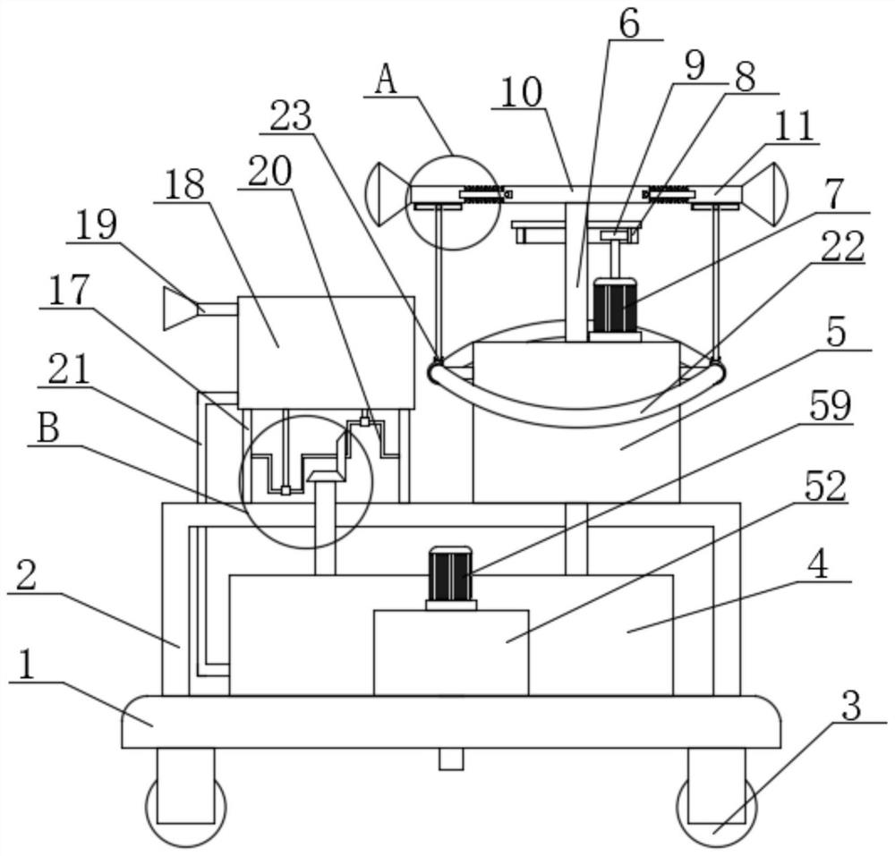 Intelligent dedusting environment-friendly equipment and working method thereof