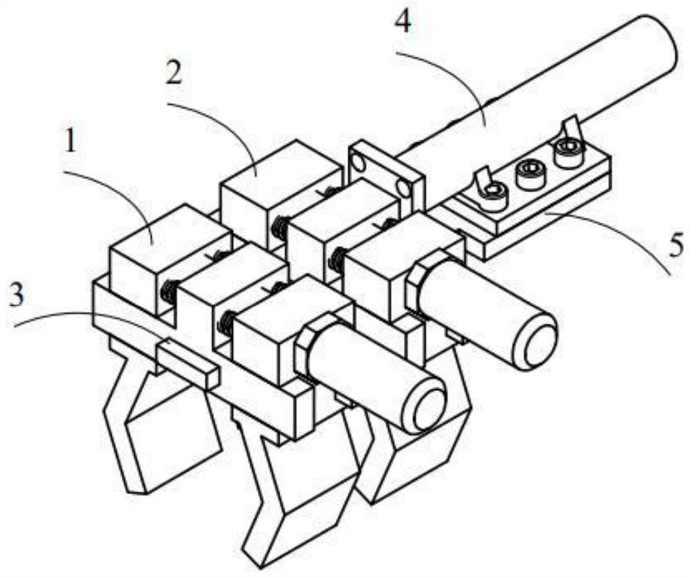 Automatic inserting device for quick-change connector