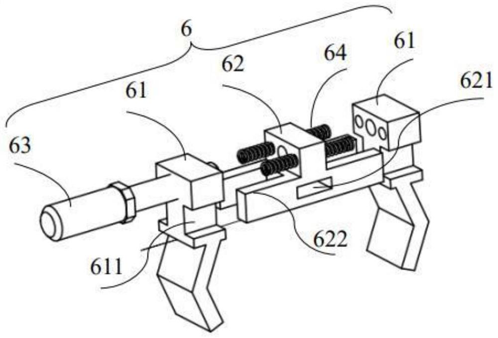 Automatic inserting device for quick-change connector