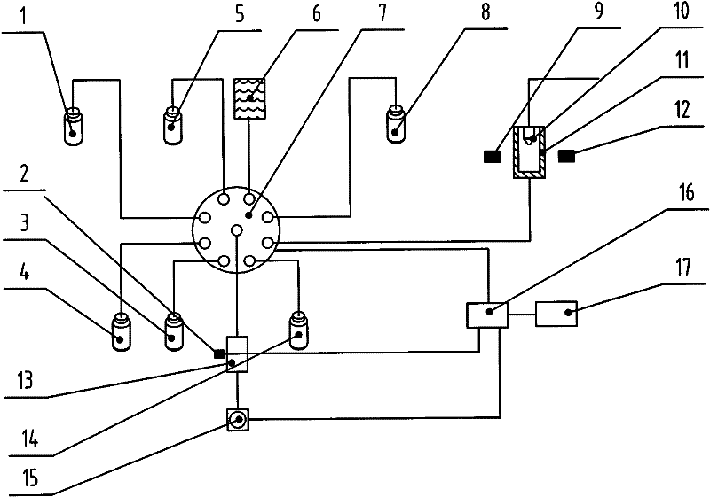 Low-detection lower limit total arsenic on-line analyzer and analytical method thereof