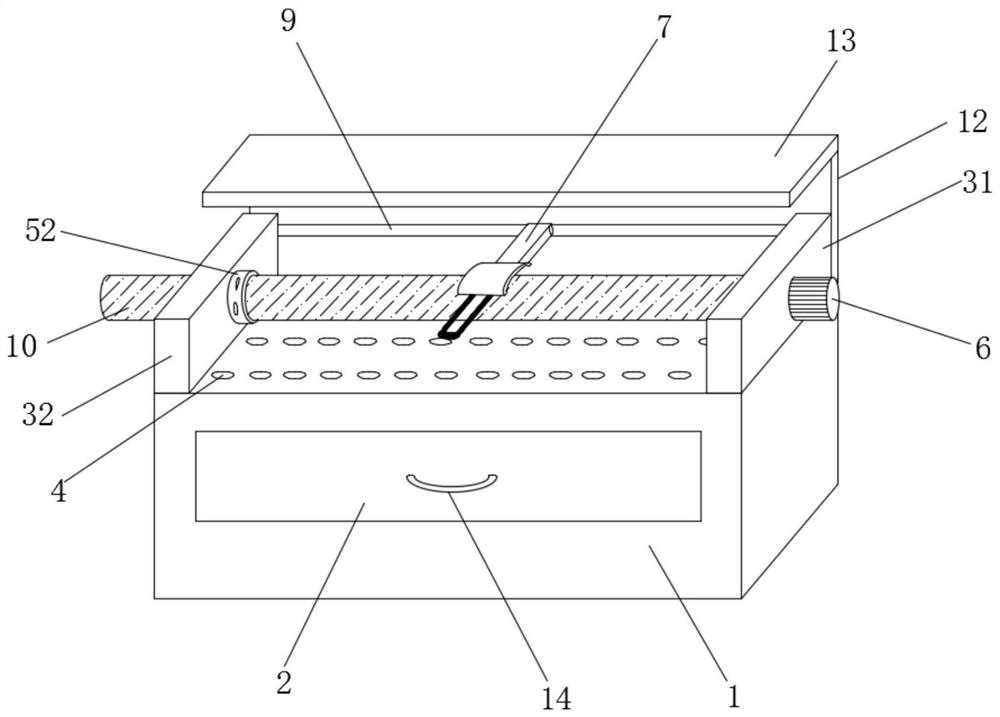 Profile steel pipe body polishing device