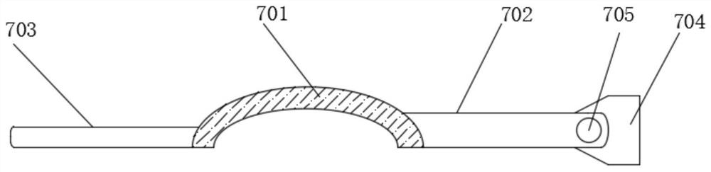 Profile steel pipe body polishing device