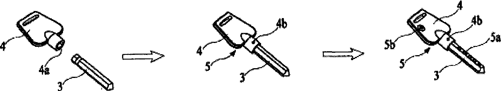 Method for manufacturing timber key