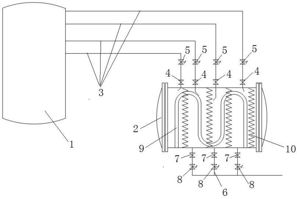 Temperature test device and method capable of realizing rapid temperature change