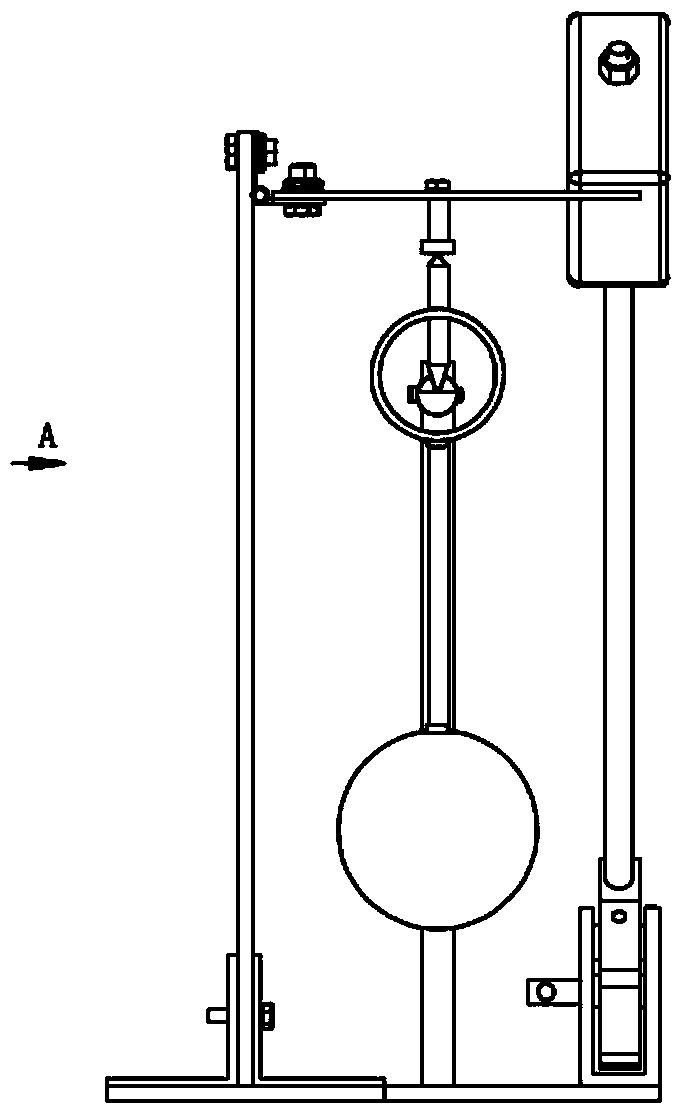 Mechanical earthquake self-detection device