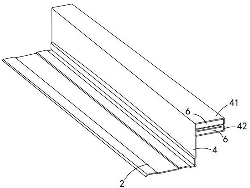 Ceiling mounting structure of cellular boards