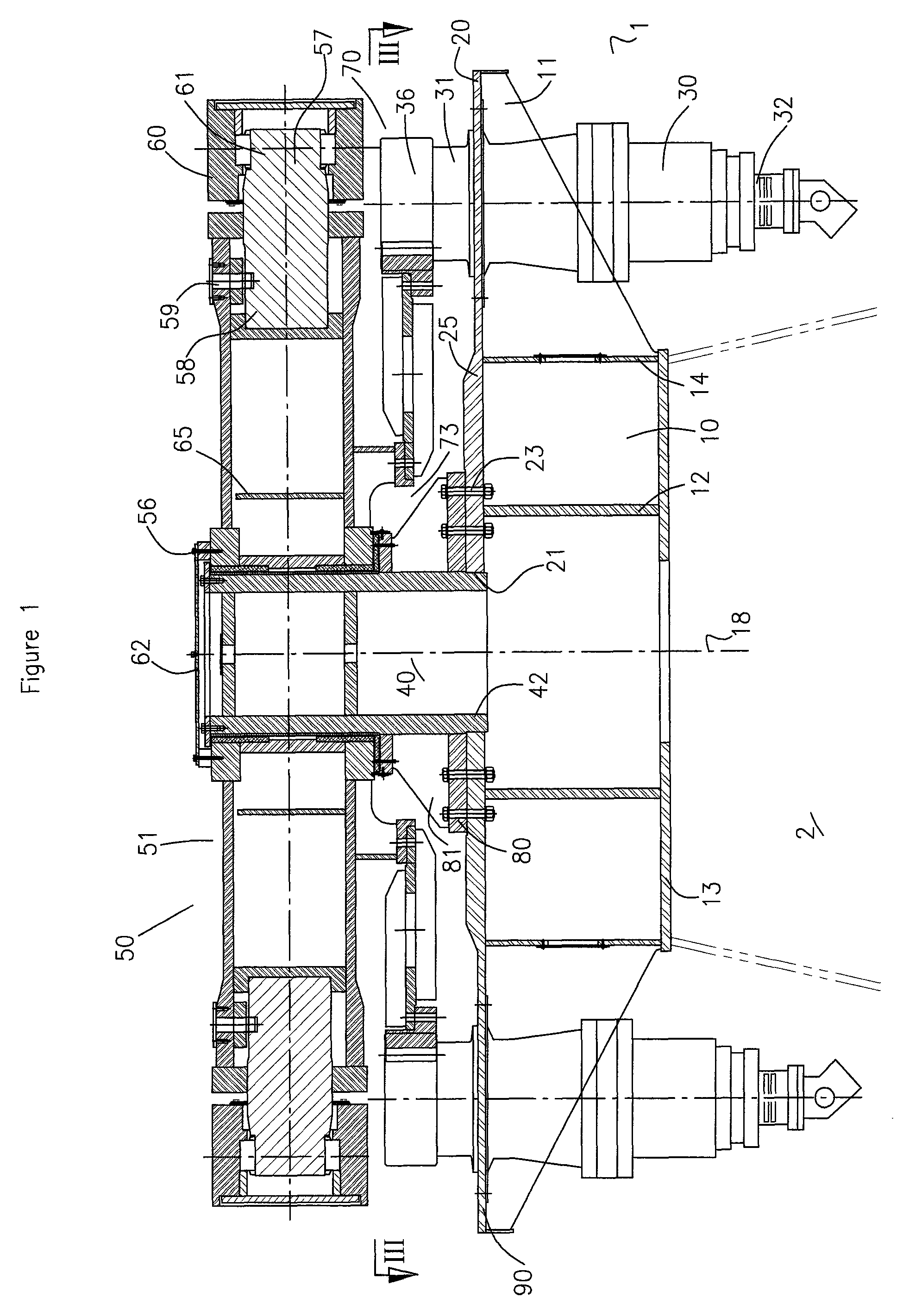 Boom slewing actuator system