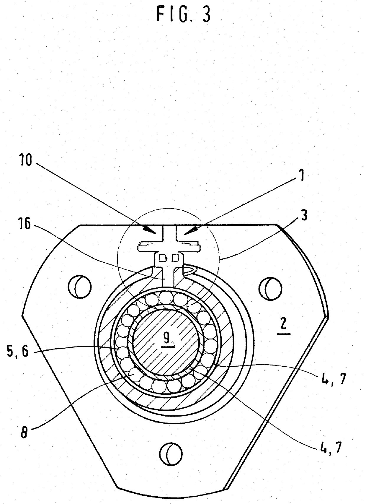 Device for Monitoring a Set of Bearings