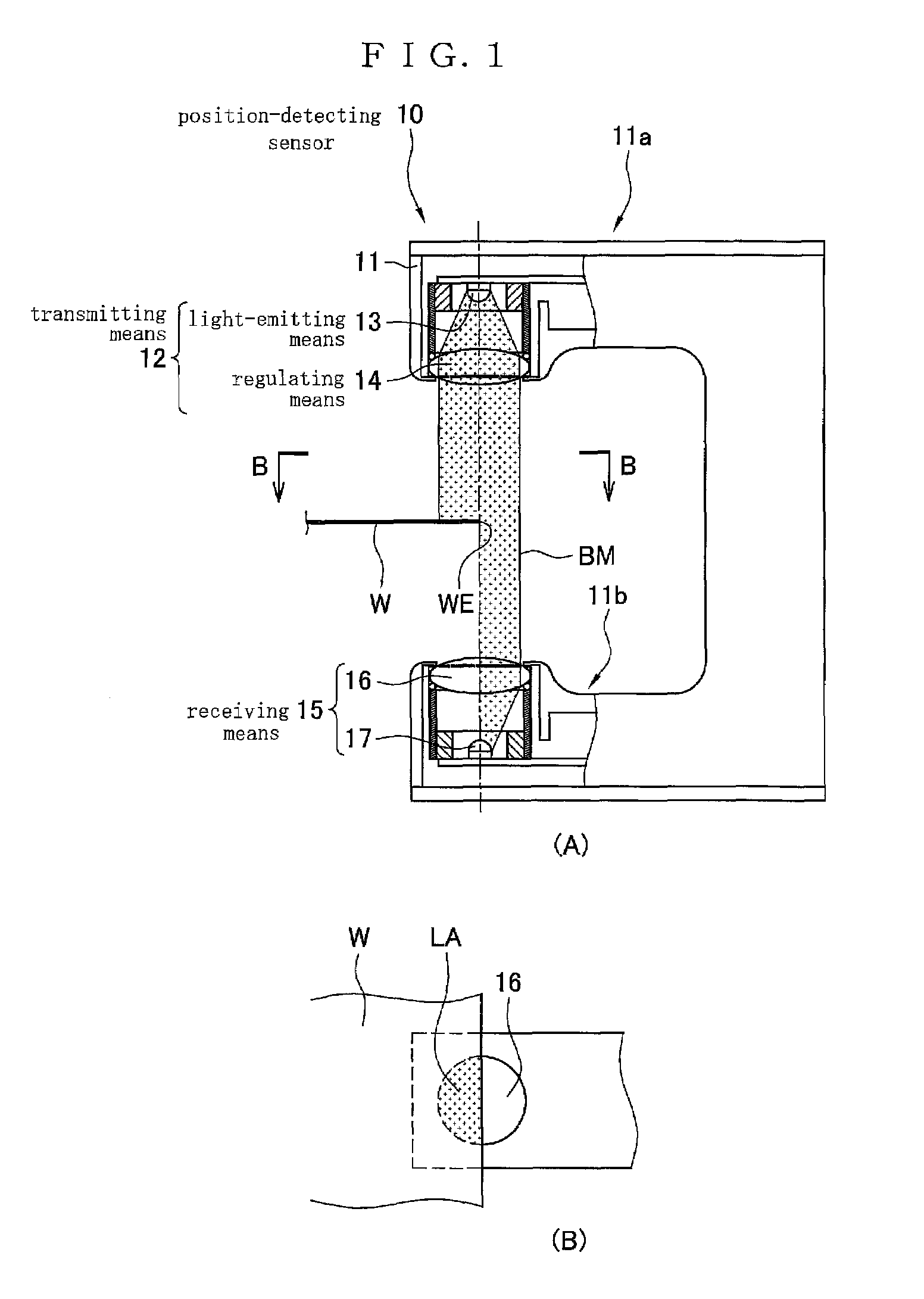 Position-detecting mechanism and position-detecting sensor