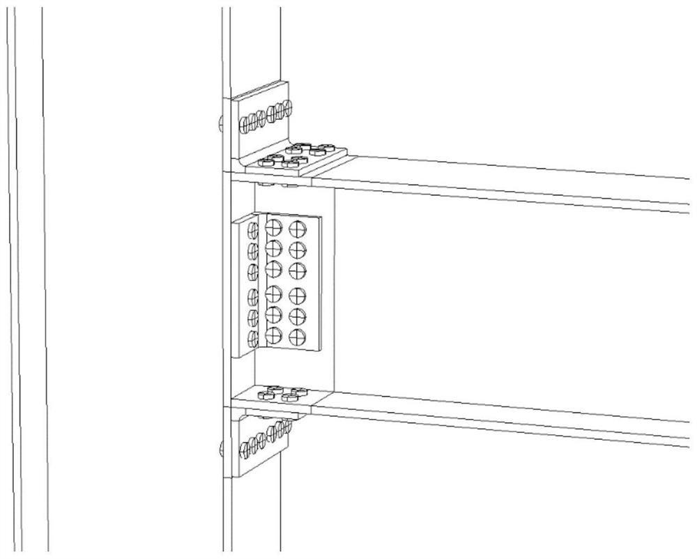 Aluminum alloy semi-rigid beam-column joints connected by ring groove rivets