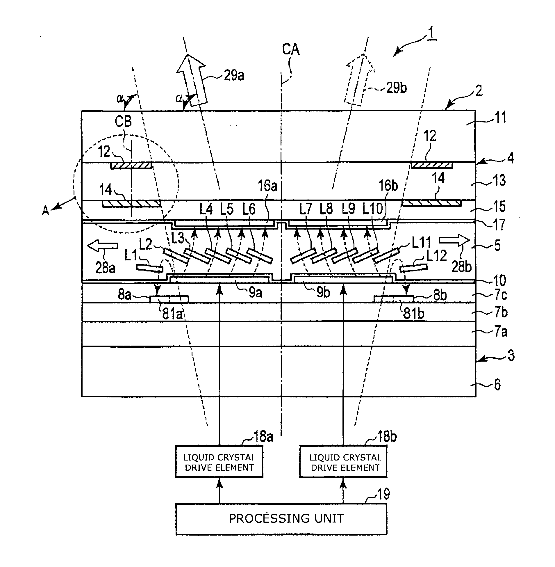 Liquid crystal display device, substrate for liquid crystal display device and manufacturing method of substrate for liquid crystal display device