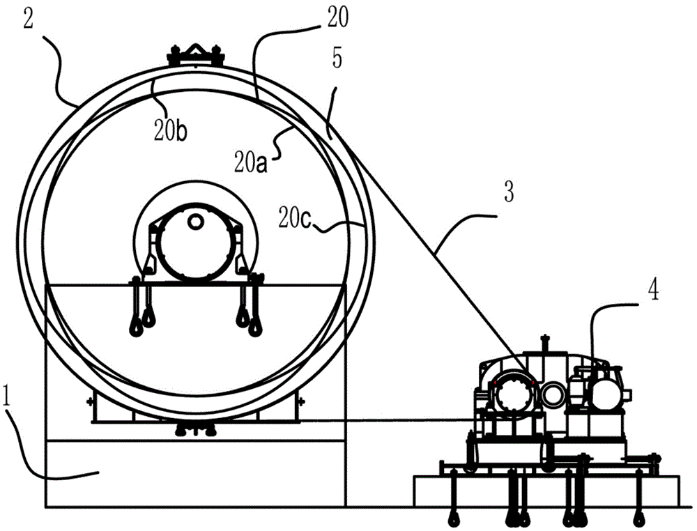 Ball mill with non-cylindrical inner cavity wall