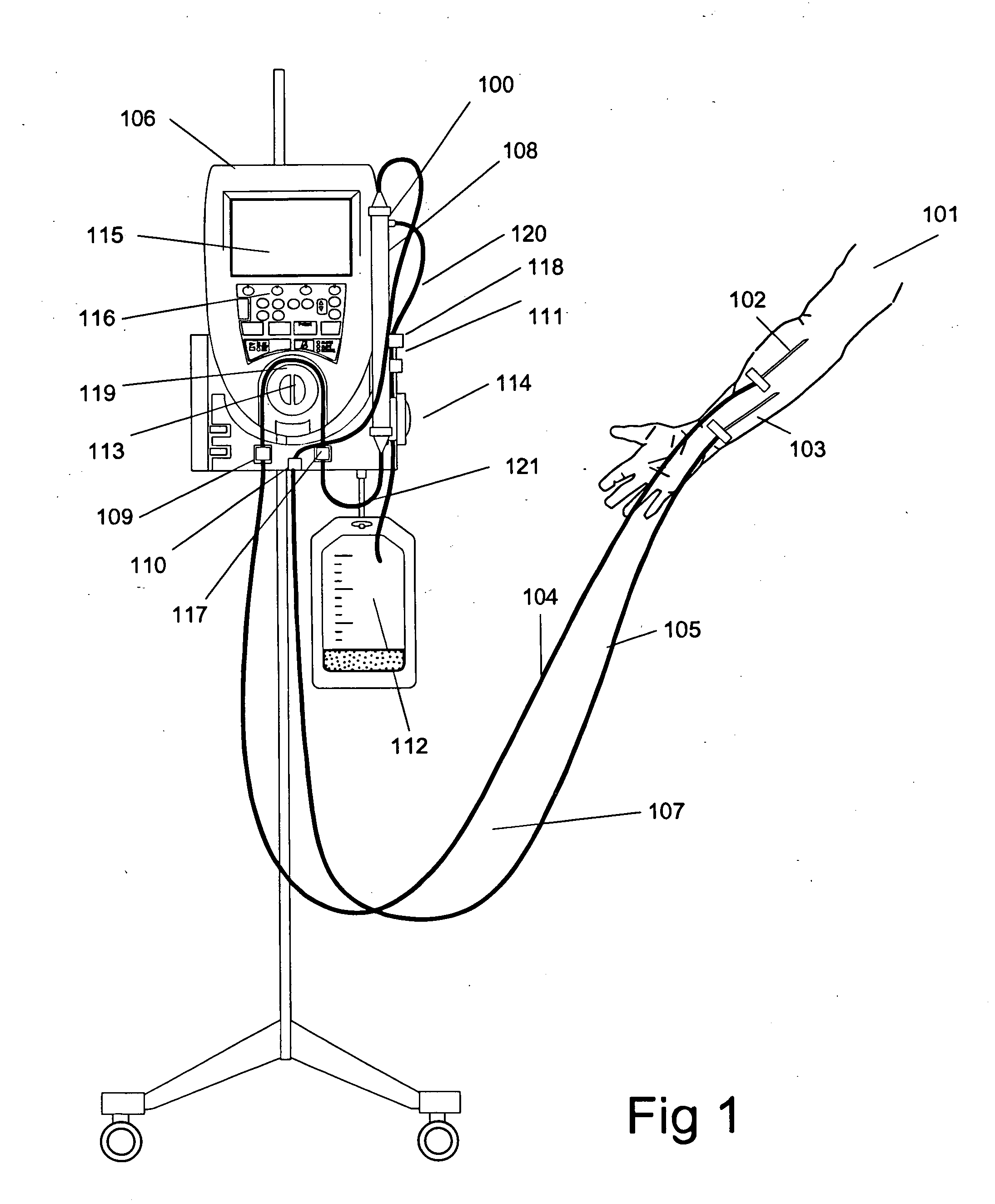 Method and apparatus for blood withdrawal and infusion using a pressure controller