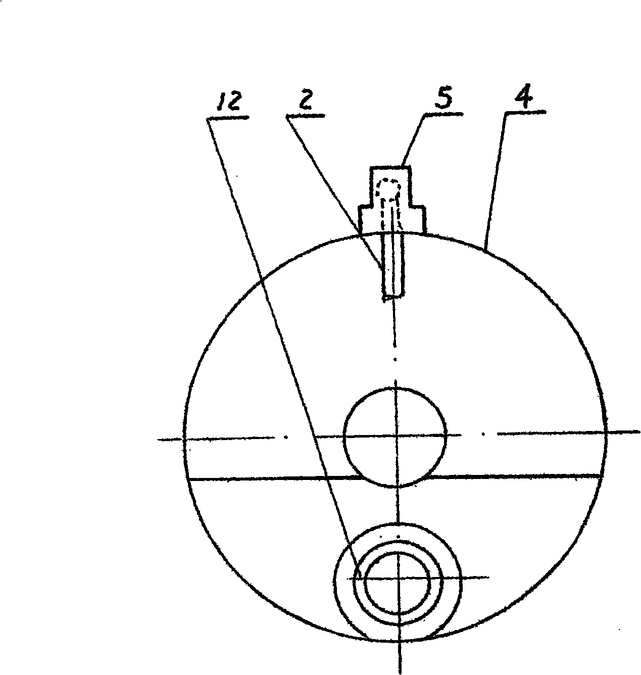 Automatic rotating water-injection double-face cleaning device