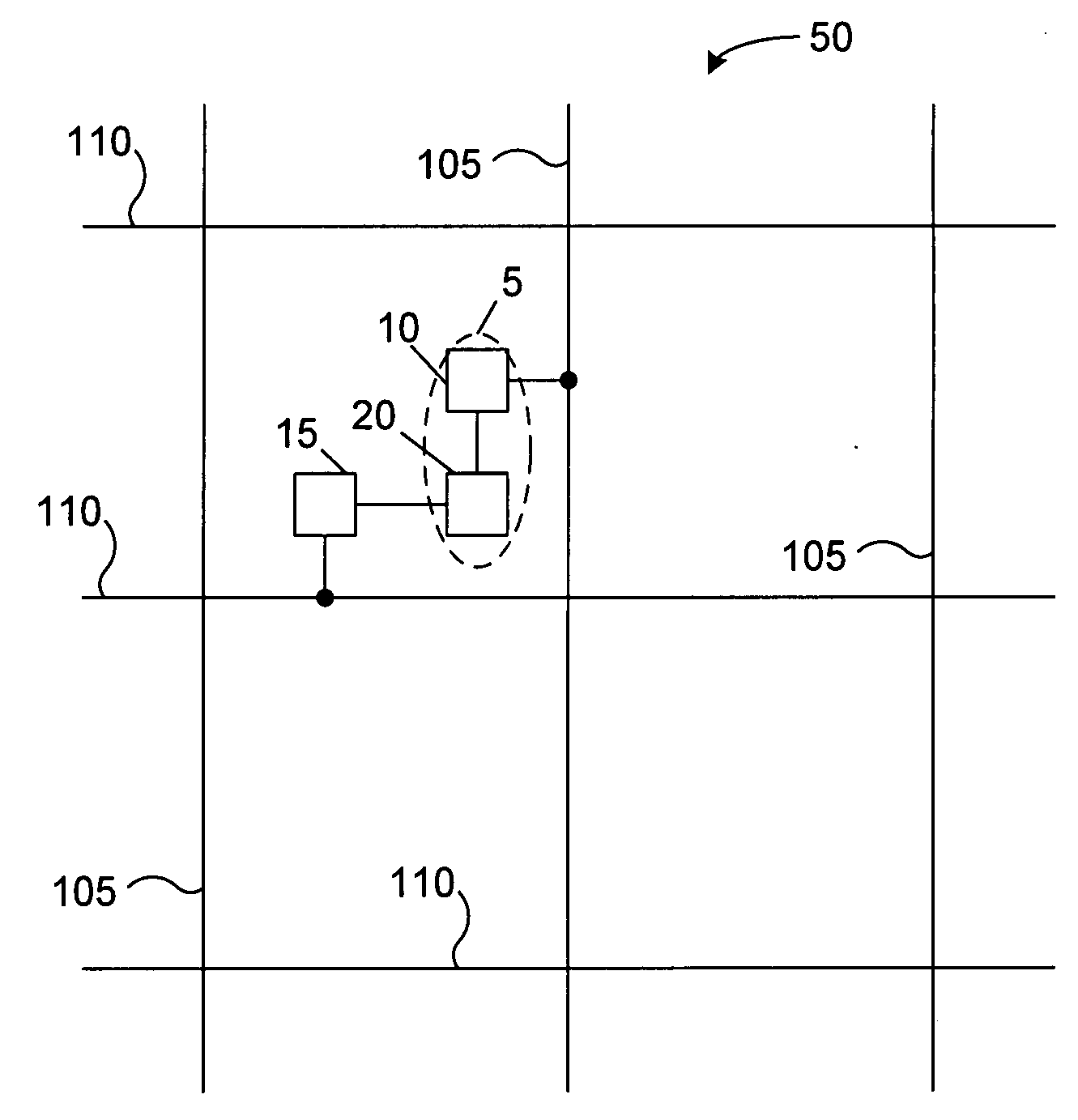 Energy-efficient set write of phase change memory with switch
