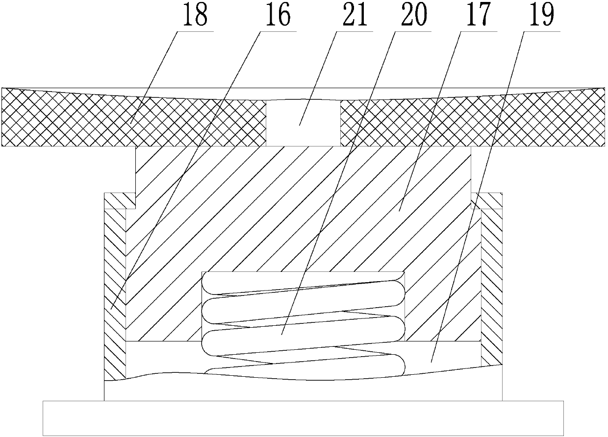 Auxiliary support device for processing large thin-walled components and using method