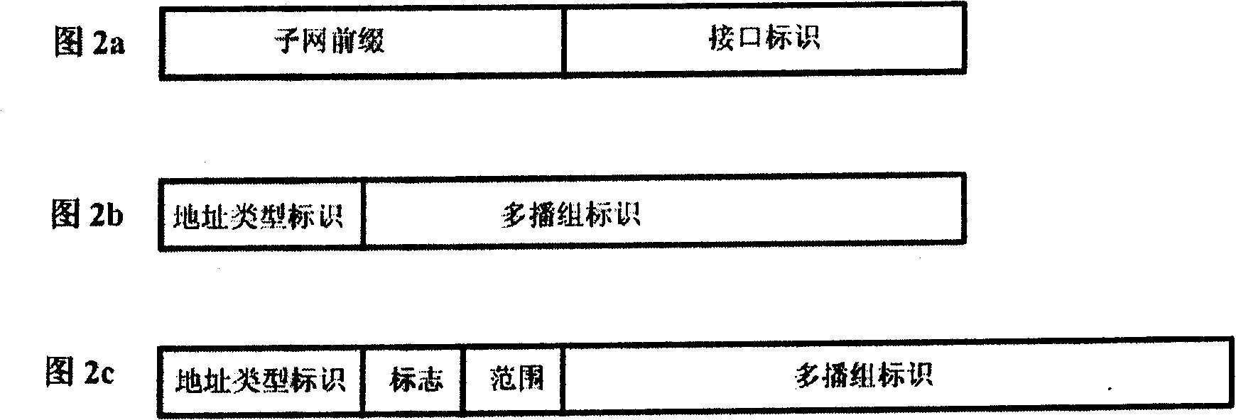 Method for identifying multicast by using unicast address in IP network