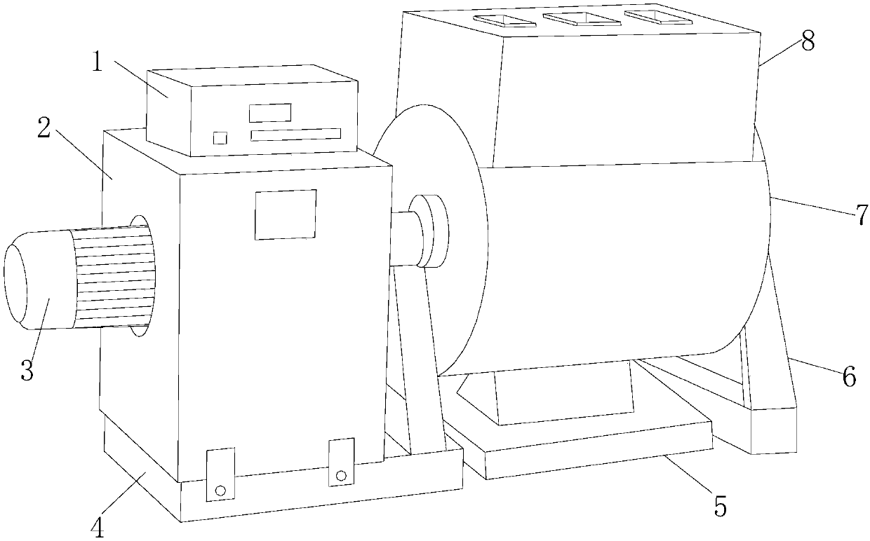 Automatic-put-in paint dispersing device