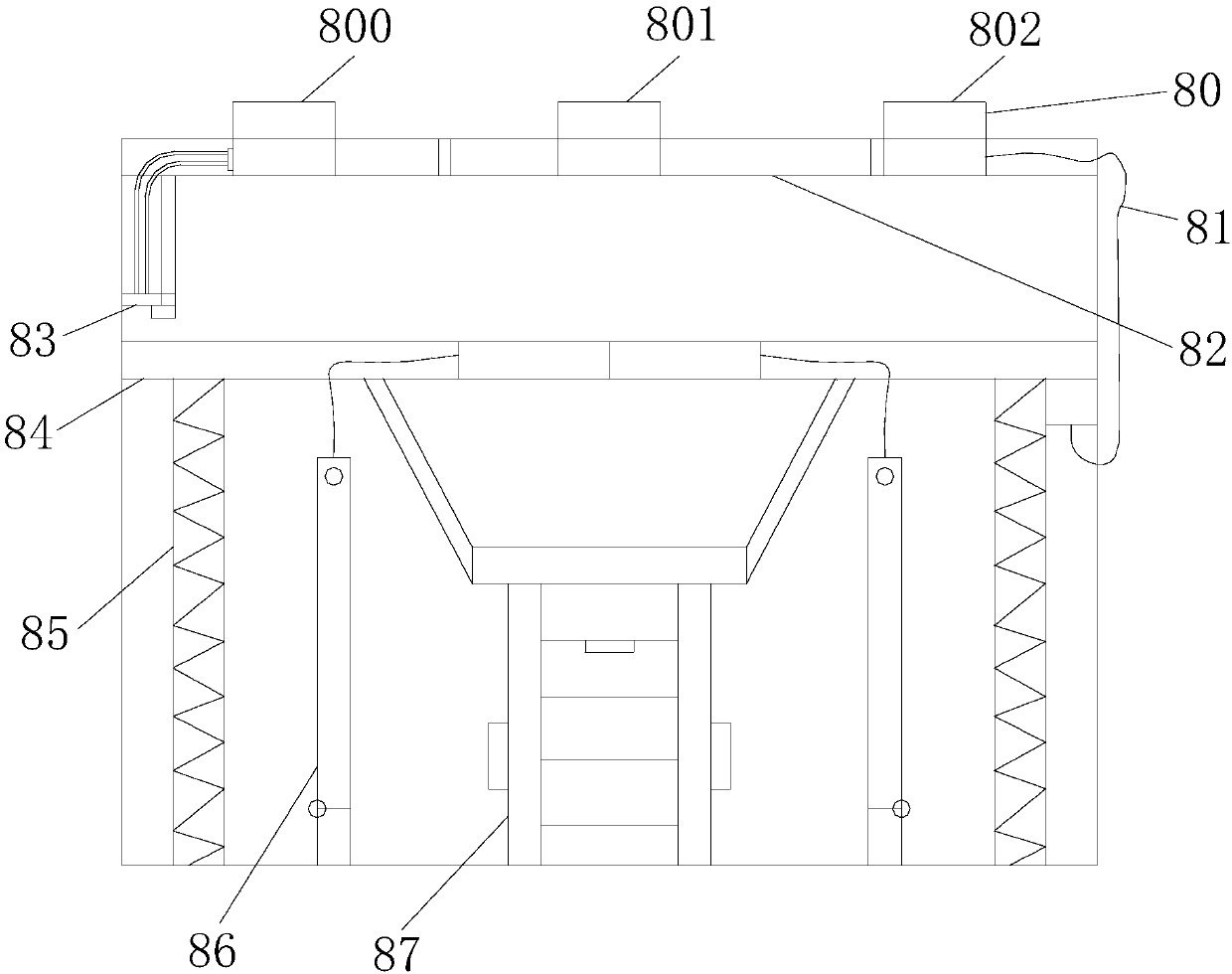 Automatic-put-in paint dispersing device