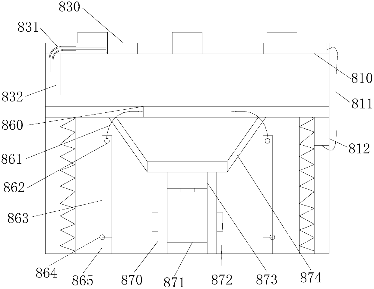 Automatic-put-in paint dispersing device