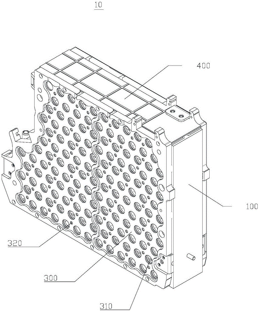 Battery module and temperature equalization structure