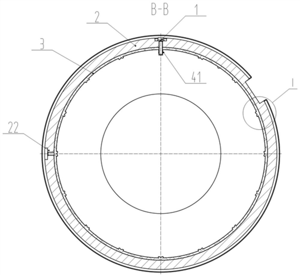 Magnetic bearing stator, magnetic bearing and compressor