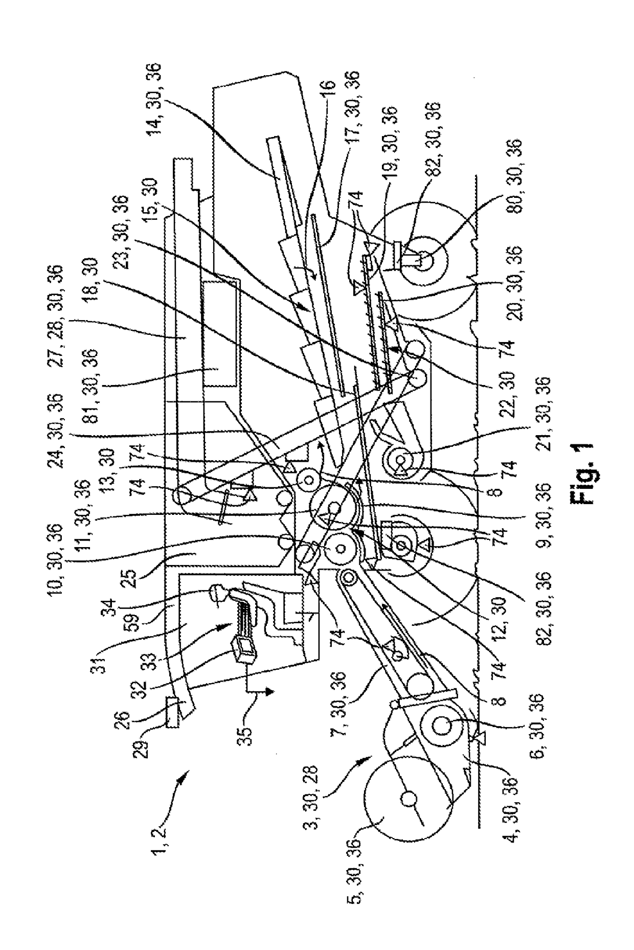 Surroundings detection device for agricultural work machines