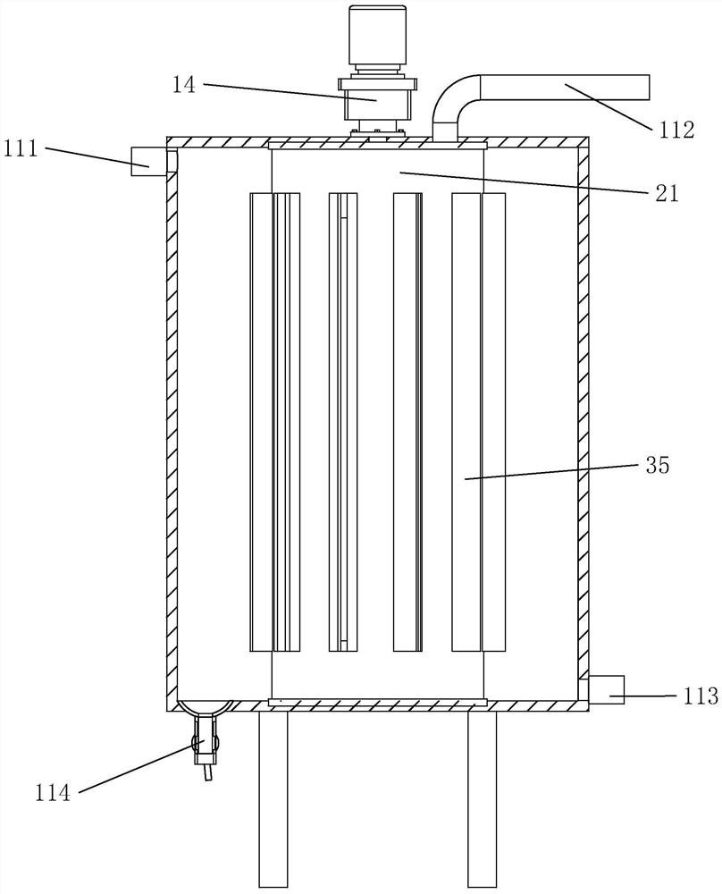 A coal-fired boiler flue gas scr dry denitrification device