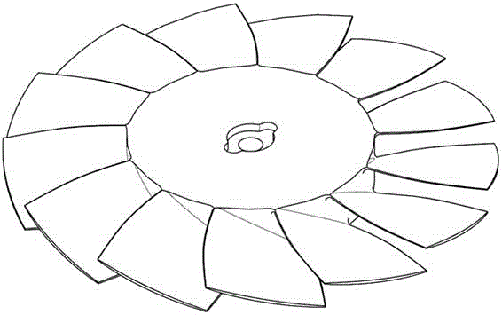 Process method for enhancing the milling rigidity of aluminum alloy ultra-thin blade overall impeller