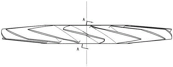Process method for enhancing the milling rigidity of aluminum alloy ultra-thin blade overall impeller