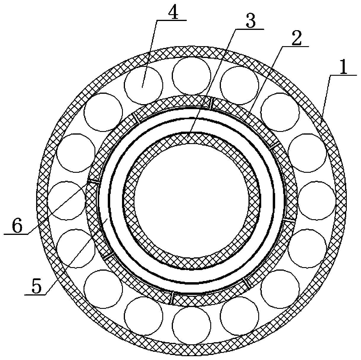 Heavy-load high-temperature self-lubricating rolling bearing and processing technology