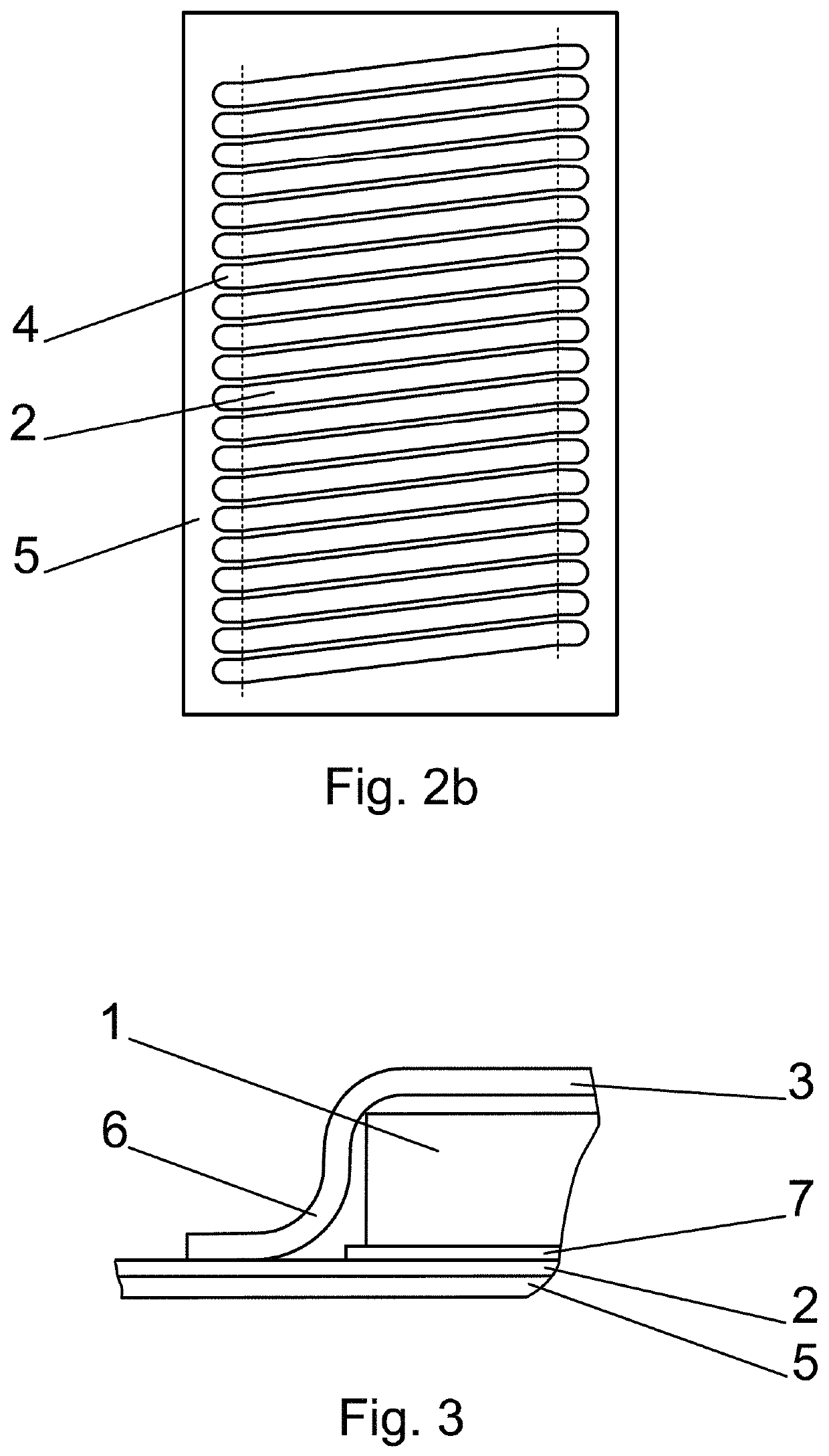 Antenna with core, mainly miniature RFID and/or NFC antenna, and method of its production