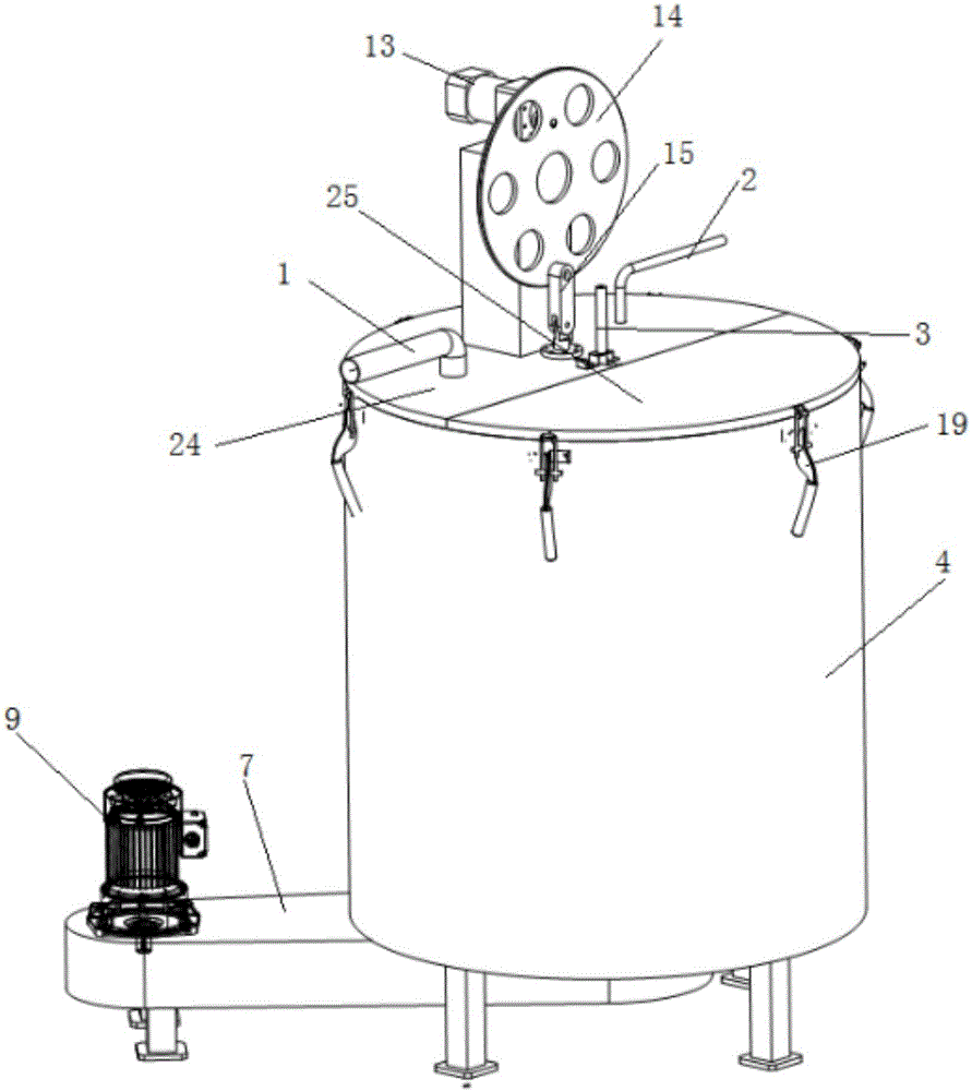 Water-residue separation machine