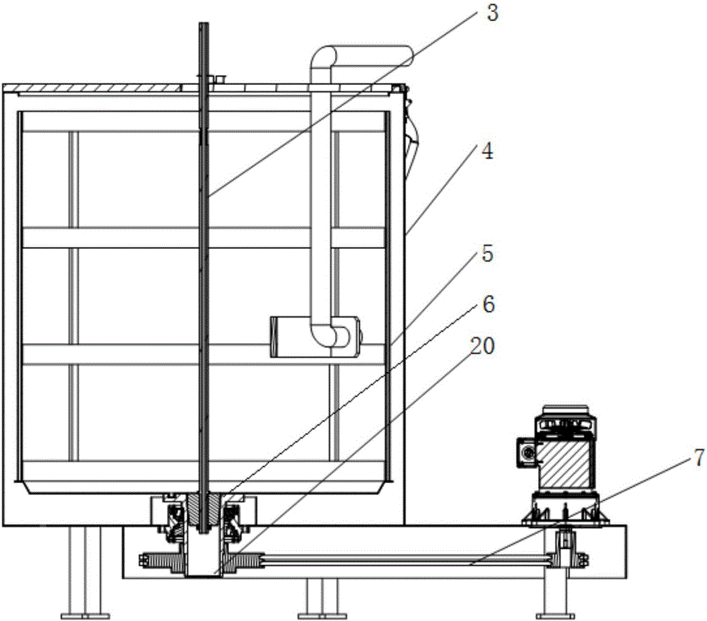 Water-residue separation machine