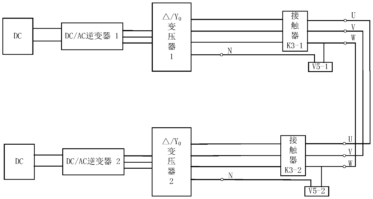 Switching harmonic suppression method for inverter parallel system and inverter parallel system