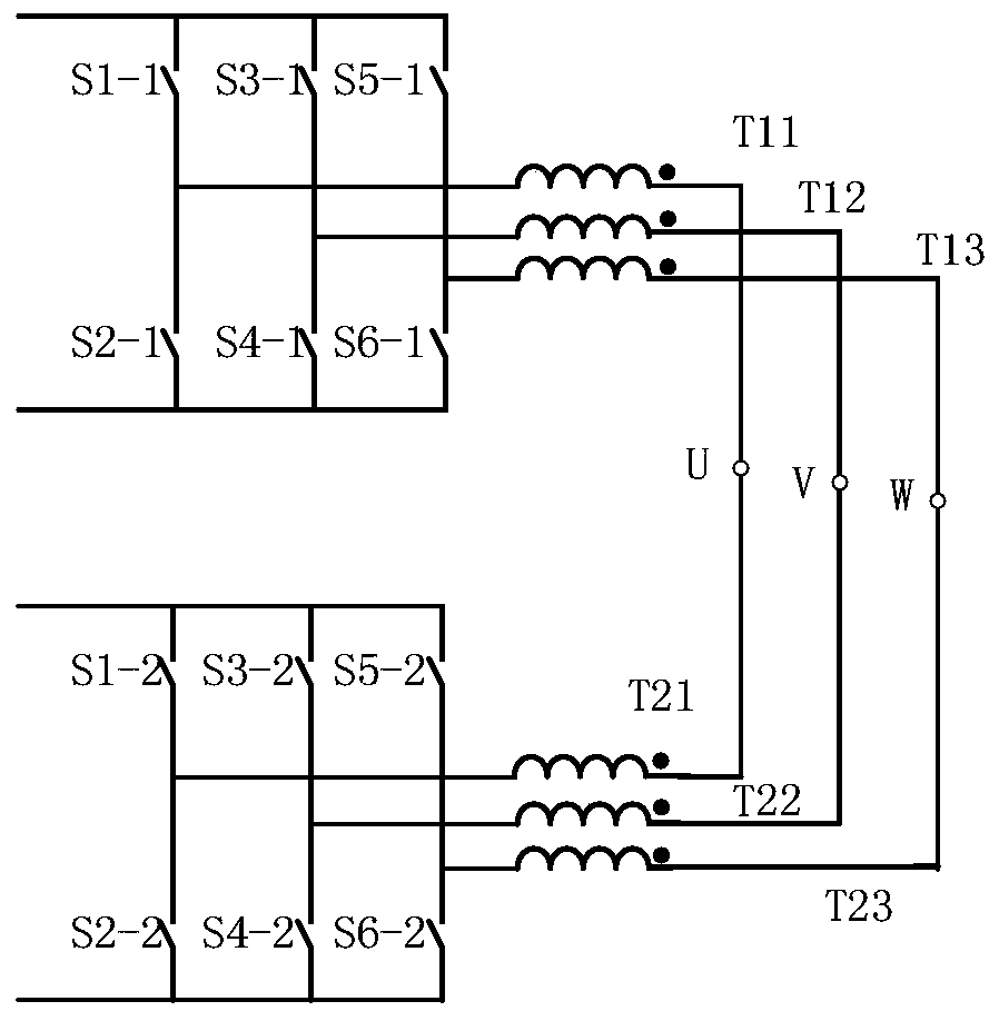 Switching harmonic suppression method for inverter parallel system and inverter parallel system