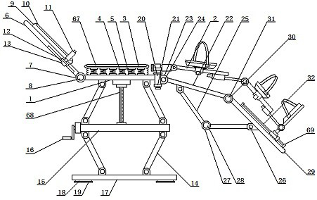 Lower limb fixing device for orthopedic knee joint replacement surgery