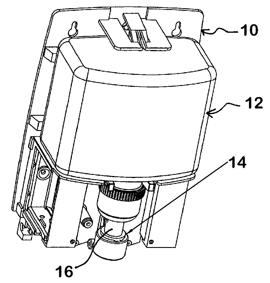 Keyed dispensing cartridge with valve insert