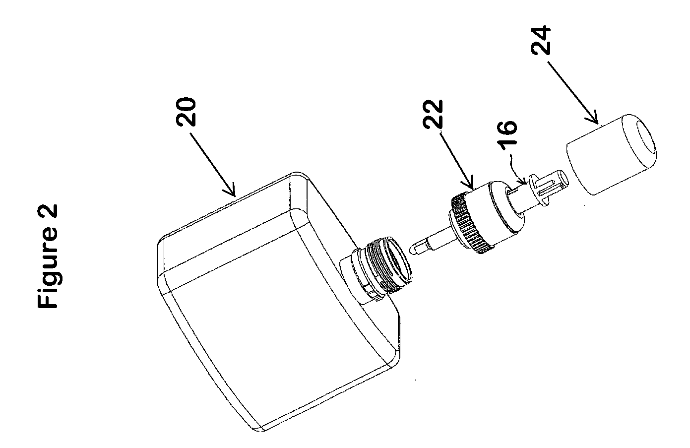 Keyed dispensing cartridge with valve insert