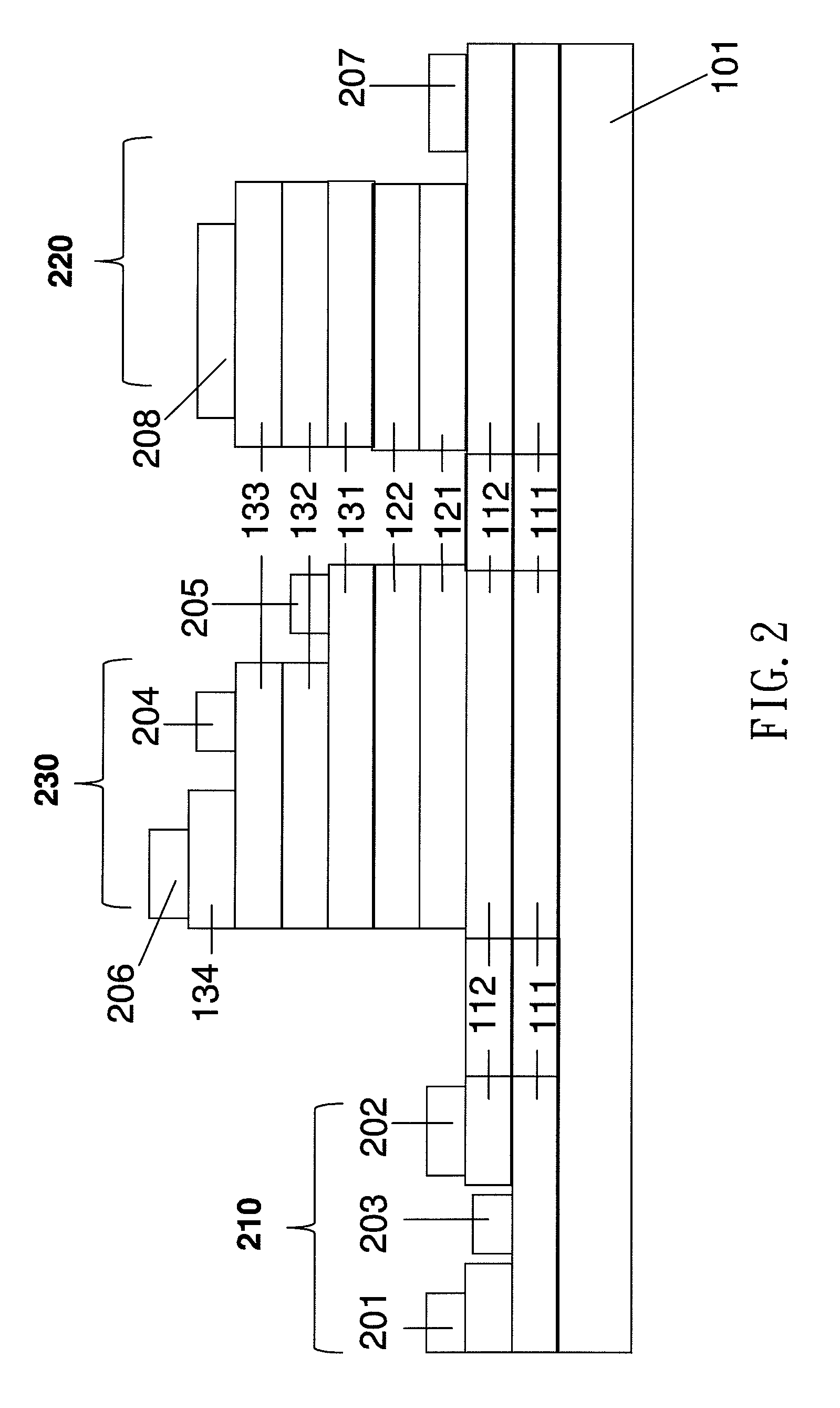 Monolithic compound semiconductor structure