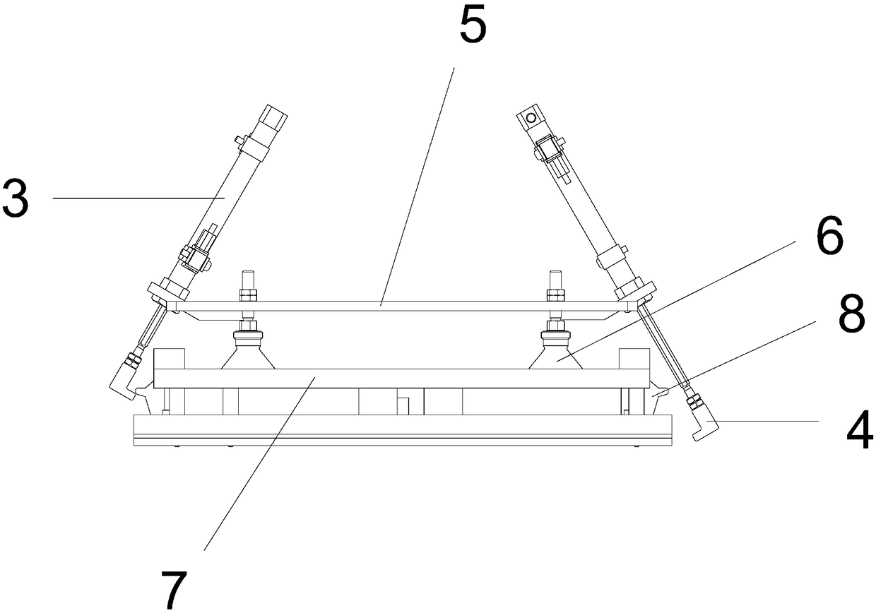 An automatic fixture upper cover device for automatic production of circuit boards