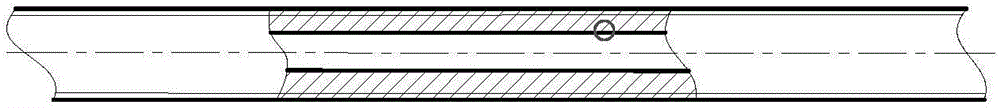 Ball screw pair with automatic compensation of thermal deformation