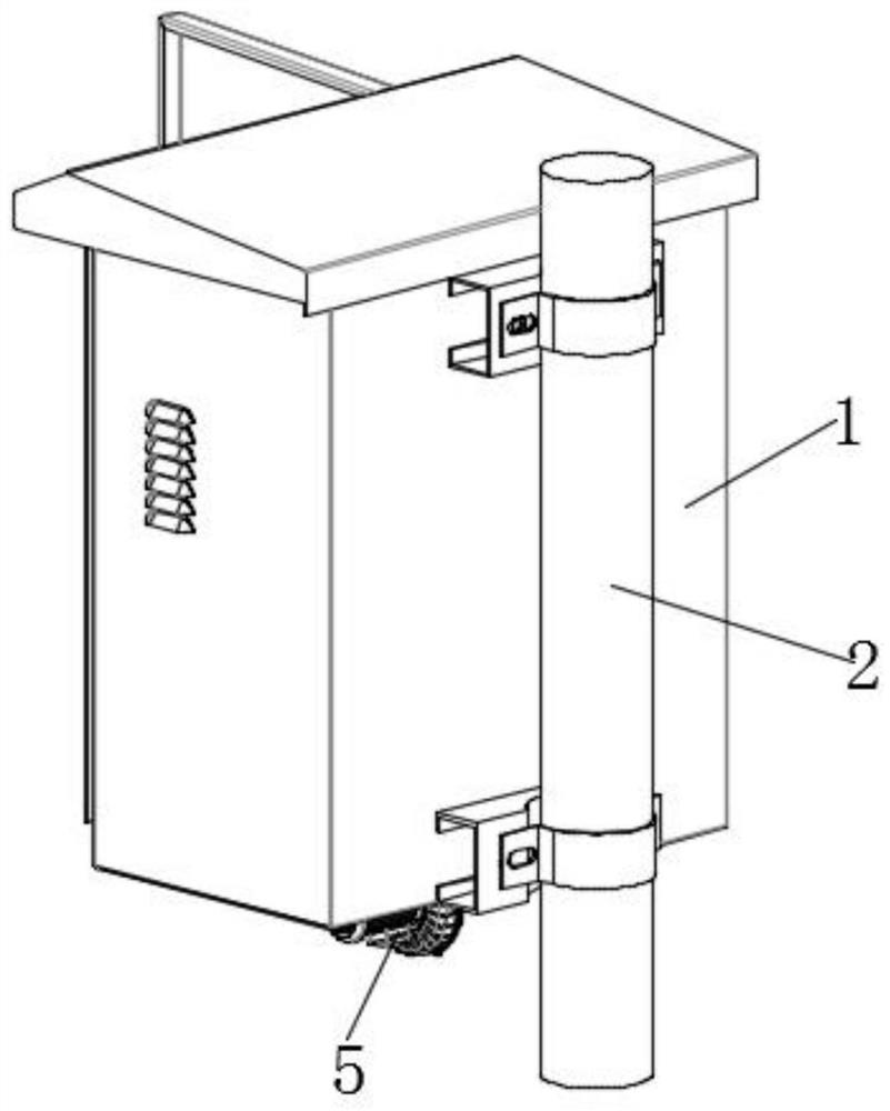 Self-cleaning type anti-condensation distribution box