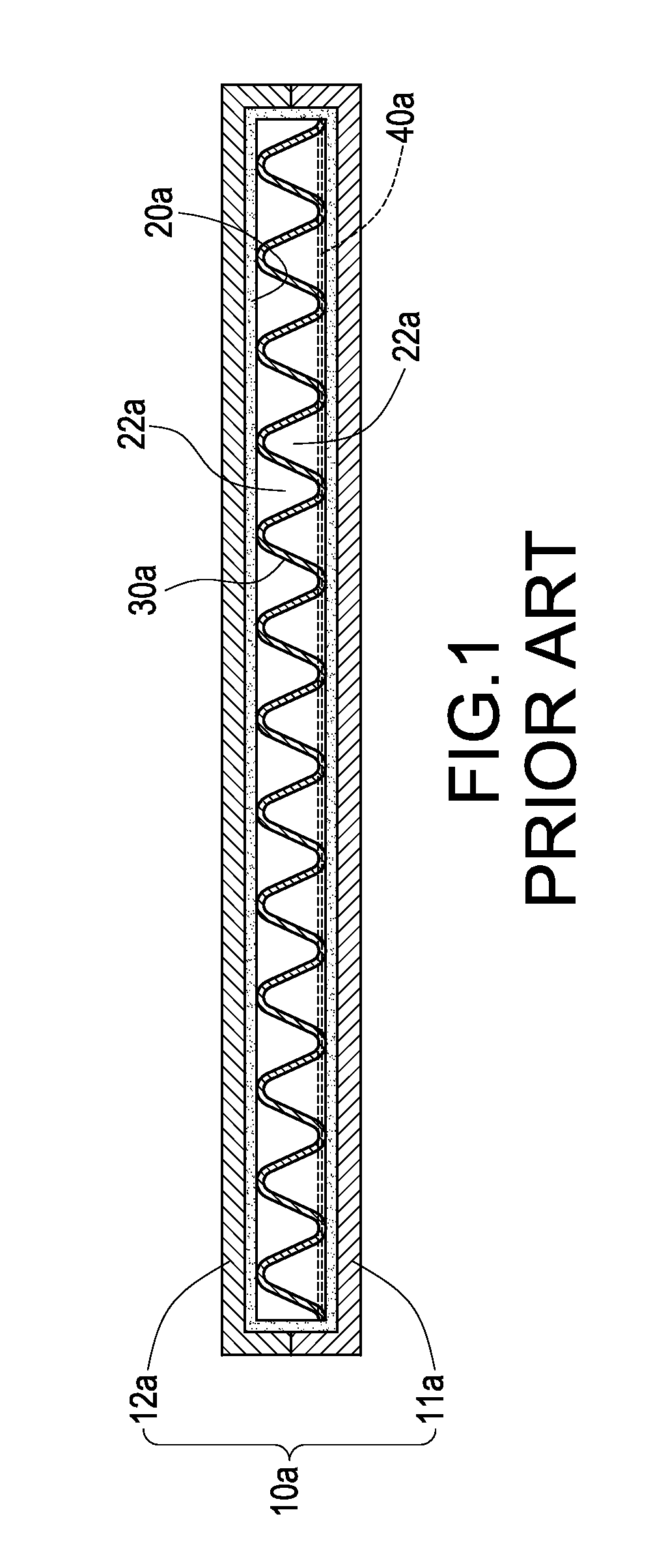 Isothermal vapor chamber and support structure thereof